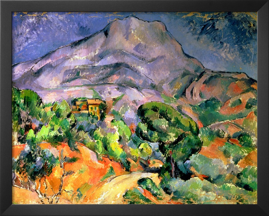 Mont Saint Victoire, 1900 - Paul Cezanne Painting
